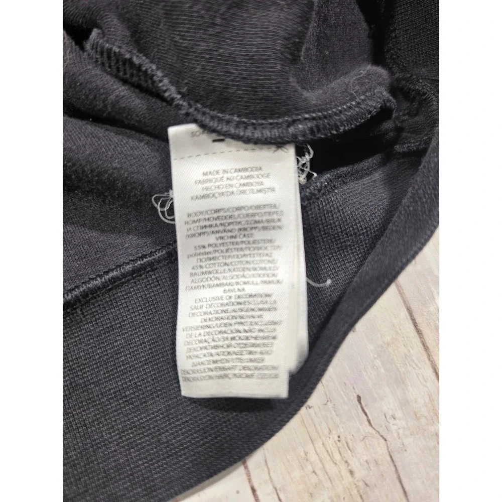 Polo Ralph Lauren Mens Black Snap Mock Neck Pullover Sweatshirt Large‎ Pony Logo